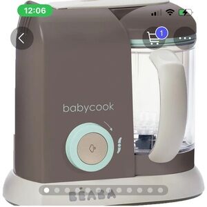 BEABA
Babycook 4 in 1
Steam Cooker and Blender